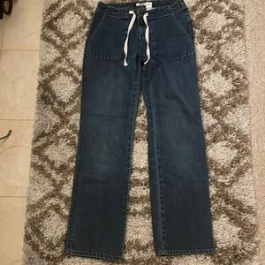 Size 2 long length flare denim jeans